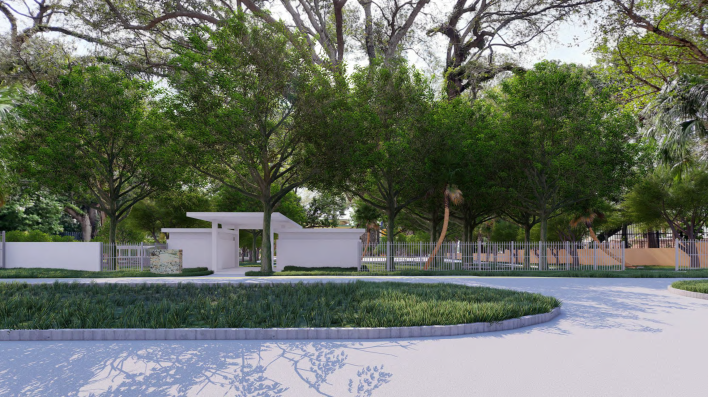 Rendering of the new Alice Wainwright Park Entrance
