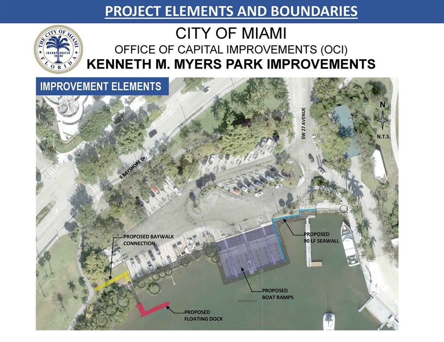 Kenneth M. Myers Park Improvements Area Map