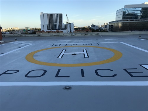 Photo of the City of Miami Police Headquarters Helipad