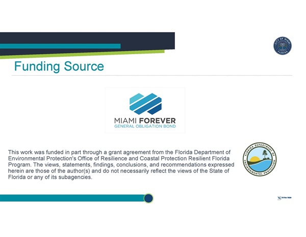 Brickell Bay Drive Improvements Presentation Funding Source Page (Miami Forever Bond)