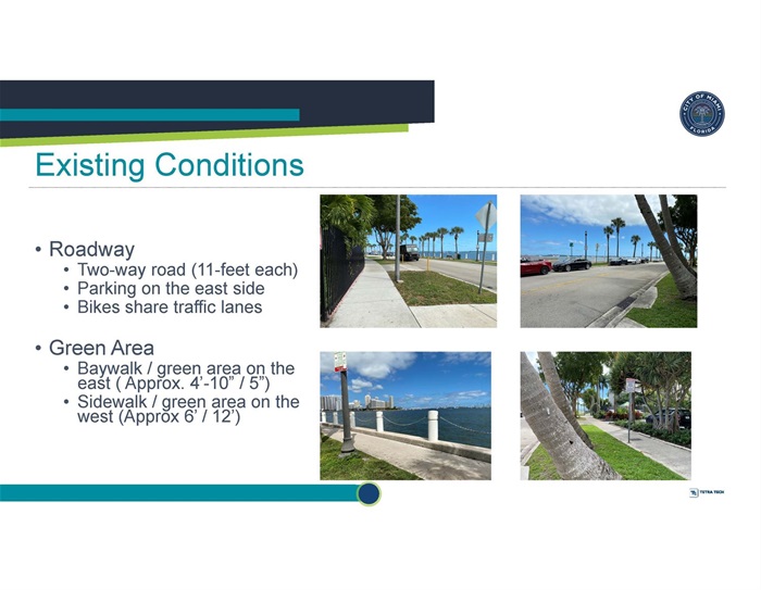 Brickell Bay Drive Improvements Presentation Existing Conditions Page 3