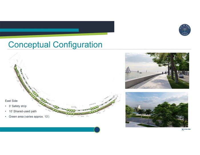 Brickell Bay Drive Improvements Presentation Conceptual Configuration Page