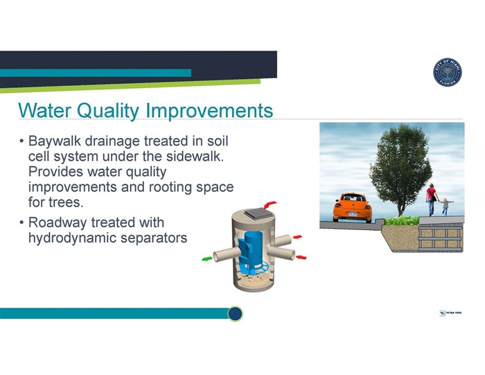 Brickell Bay Drive Improvements Presentation Water Quality Improvements Page