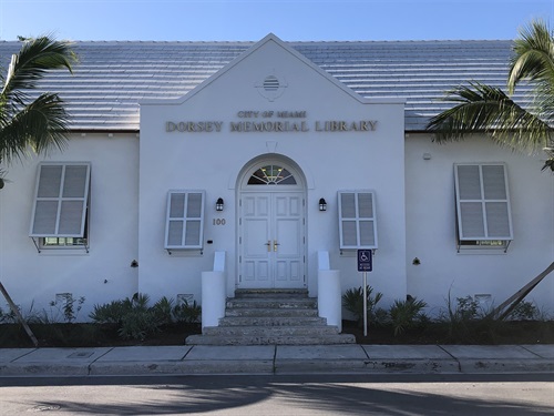 Front Outside View of Dorsey Memorial Library
