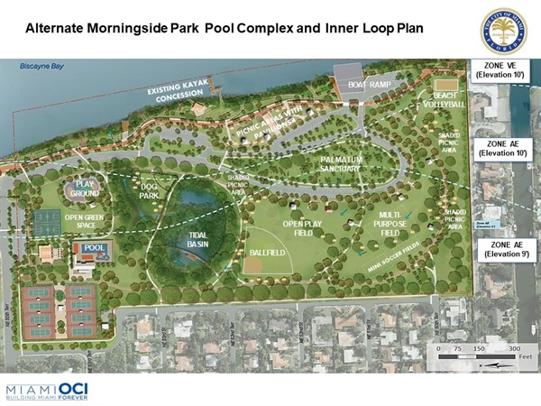 Alternate Morningside Park Pool Complex and Inner Loop Plan